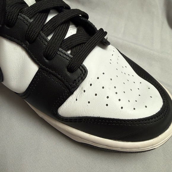 Nike Dunk Low Black and White Size 10.5 - Picture 8 of 12